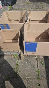 Moving boxes. 4 boxes.