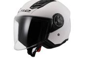 Motorbike Helmet LS2 Airflow II Gloss White - XS