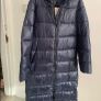 coat Navy Long puffa coat size small 10/12 boutique brand Image 6