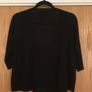 ZARA Black Cropped Cardigan M New Image 2