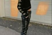 Fab Zara Bloggers Black Faux Croc Leather Size XL UK 14  Brand New with Tags