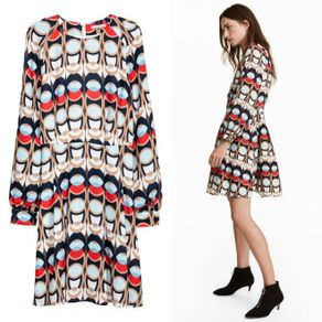 H&M Patterned Dress (Size 10)