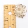 835 Vintage Sterling Silver Flower Brooch Image 6