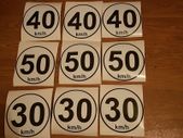 Speed disc stickers