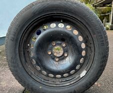 Steel Wheel and New Tyre