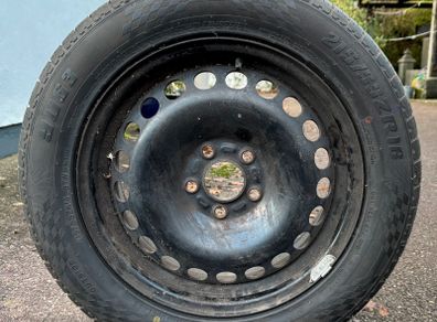 Steel Wheel and New Tyre