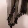 Girls lace and tulle fancy dress black skirt Image 3