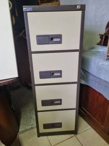 Four drawer metal filing cabinet