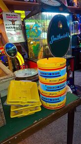 Vintage unused pub ashtrays