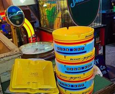 Vintage unused pub ashtrays
