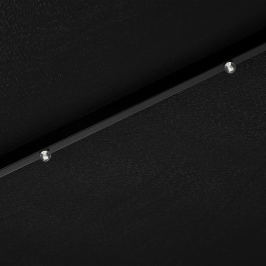 Outdoor Parasol with LED Lights and Steel Pole 300 cm Black