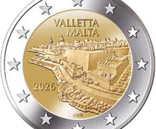 Malta 2 Euro Commemorative Coin 2026 - Valletta. BU