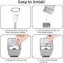 Touch Control Table Lamp, 3-Way Dimmable Bedside Lamps Nightstand Lamps with Flaxen Fabric Shade for Bedroom Living Room,LED Bulb Included Image 3