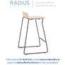 Osaka High Stool with Footrest Image 2