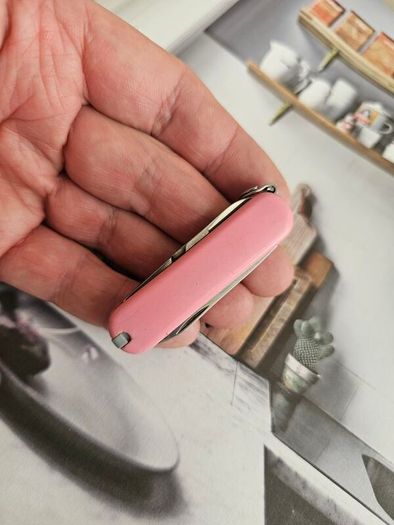 Vintage Victorinox L.L.Bean Classic Pink 58mm Swiss Army Knife Keychain tool Collectable