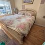 Italian Super King Bed, Chest of drawers with mirror and 1 bedside locker Image 2