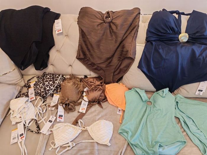 bathing suits and bra
