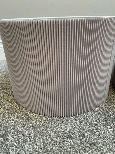 grey lamp shades