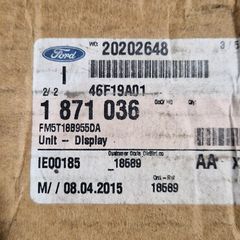 Ford Kuga Radio Screen Lcd Display Sat Nav Mk2 2012 - 2017 Em5t-18b955-da Cam