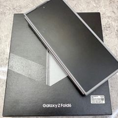 samsung galaxy fold 6 silver color 256gb 12gb ram very fast phone