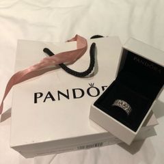 Pandora Shimmering Leaves Ring