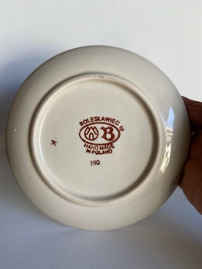 Vintage Polish ceramic cup and saucer