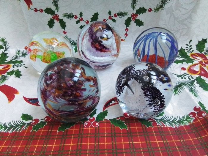 Fancy Glass Paperweights