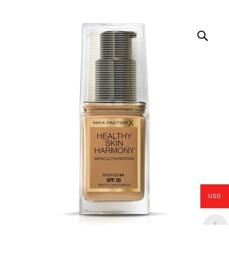 Max Factor Healthy Skin Harmony Liquid Foundation With SPF - Shade - 80 Bronze - Size - 30ml - RRP - 16.95