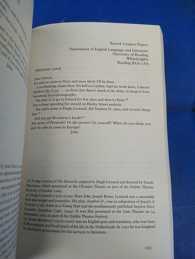 The Letters of John McGahern