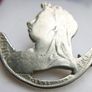 Antique 1898 Sterling Silver Broch 6,9g Image 5