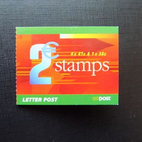Ireland 2002.Definitive Stamps in Booklet.Containing Scarce 36c Wren stamp.MNH.
