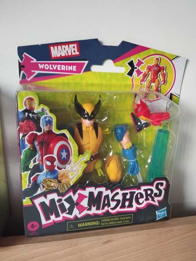 Marvel MixMashers Hulk & Wolverine Figure Lot