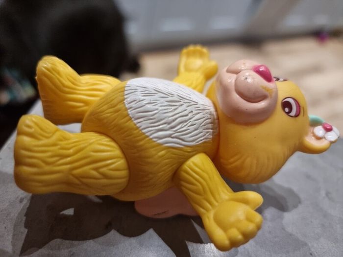 WUZZLES Butterbear Figure 80s Toy Disney Hasbro 4inch Posable Vintage Toy Bear Not MLP G1