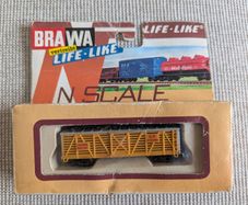 Life-Like N Scale Union Pacific Freight Wagon with Original Box BRAWA