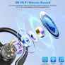 Hupoaf H87 Bluetooth Sport Headphones 5.4, Wireless In-Ear Bluetooth Headphones with Hi-Fi Stereo, 50-Hour Battery Life, Over-Ear Sports Headphones with Ear Hooks, Noise-Canceling Earbuds/4 ENC Mics, IP7 Waterproof/USB-C Image 4