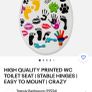 Brand New Funky Print Toilet Seat Image 5