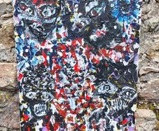 Egregore  Original Acrylic Painting 40x50cm | TFFTF Art
