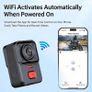 2K HD Dual Front and Rear Camera Motorcycle Motorbike Bike Helment Handlebar DVR WiFi Waterproof IP66 Single lens Loop Recording Cam Video Recorder Mountain Bicycle Motor Image 6