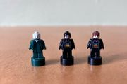 Harry Potter Lego, Harry Potter, Hermione Grainger and Lord Voldemort Statuettes