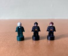 Harry Potter Lego, Statuettes Harry Potter, Hermione Grainger and Lord Voldemort Statuettes