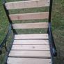 cast irom garden set - bench - table - chairs. Image 2