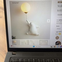 Teddy bear wall light