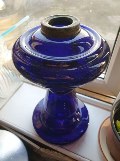 Blue Oil Lamp