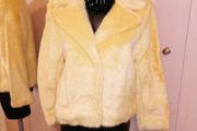 Women's Lemon Fur Jacket REDUCED NWT SIZE Medium