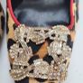 DUNE Breanna pony hair leopard effect with embellished pointed toe and red heels Sz 39 - BNWOT - Rrp 150 Image 2