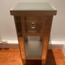 bedside Mirrored table Image 2