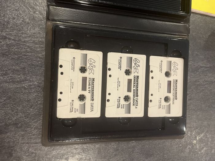Official Commodore 64 (C64) Programming & Educational Lot 7 Items (CIB with Stencil)