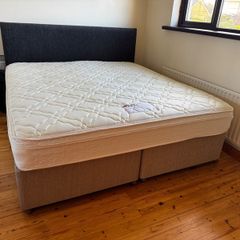 King Koil Superking Bed with drawers and headboard