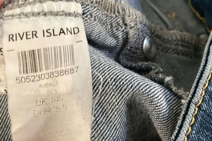 River Island 'Molly' Mid-Rise Skinny Jeans (Blue Denim)