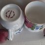 2 new vintage fine bone china mugs Image 5